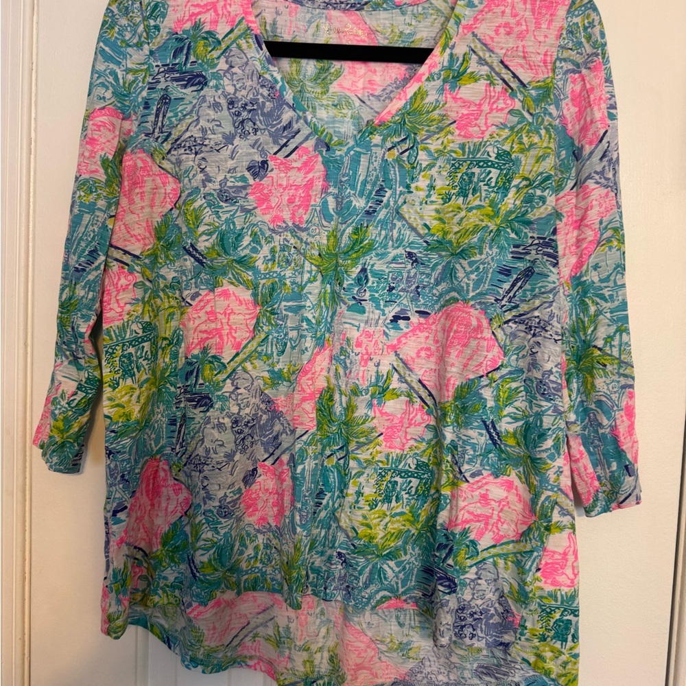 Lilly Pulitzer Multicolor Patterned Top